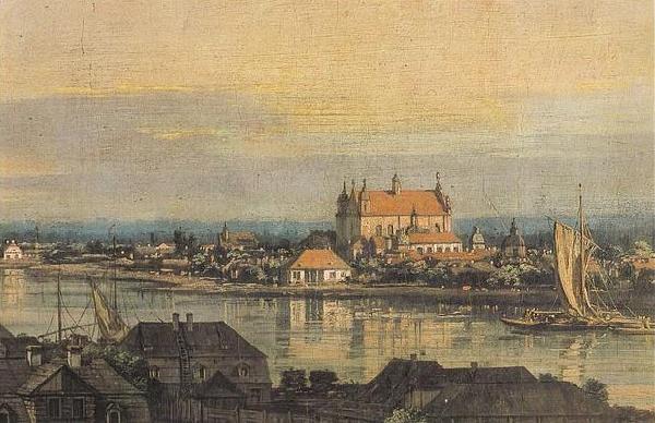 Bernardo Bellotto View of Praga with Bernardine church